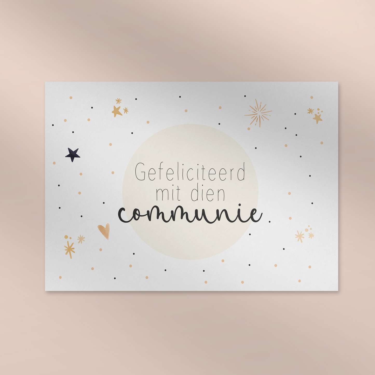 Gefeliciteerd mit dien communie