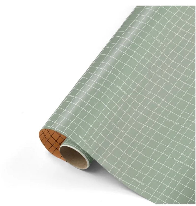 Inpakpapier - Wishing you the best Groen
