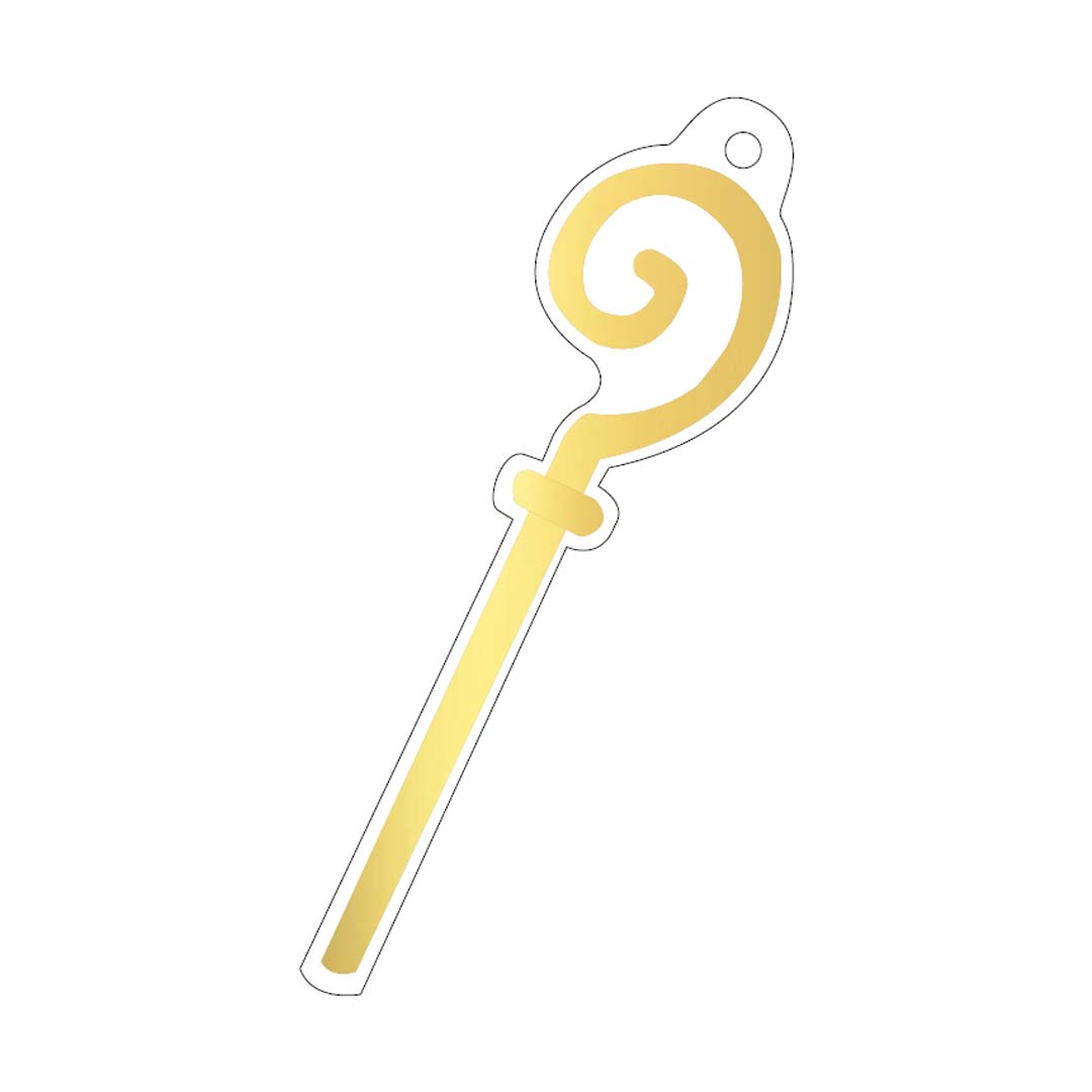 Cadeaulabel Sint - Staf 2 stuks