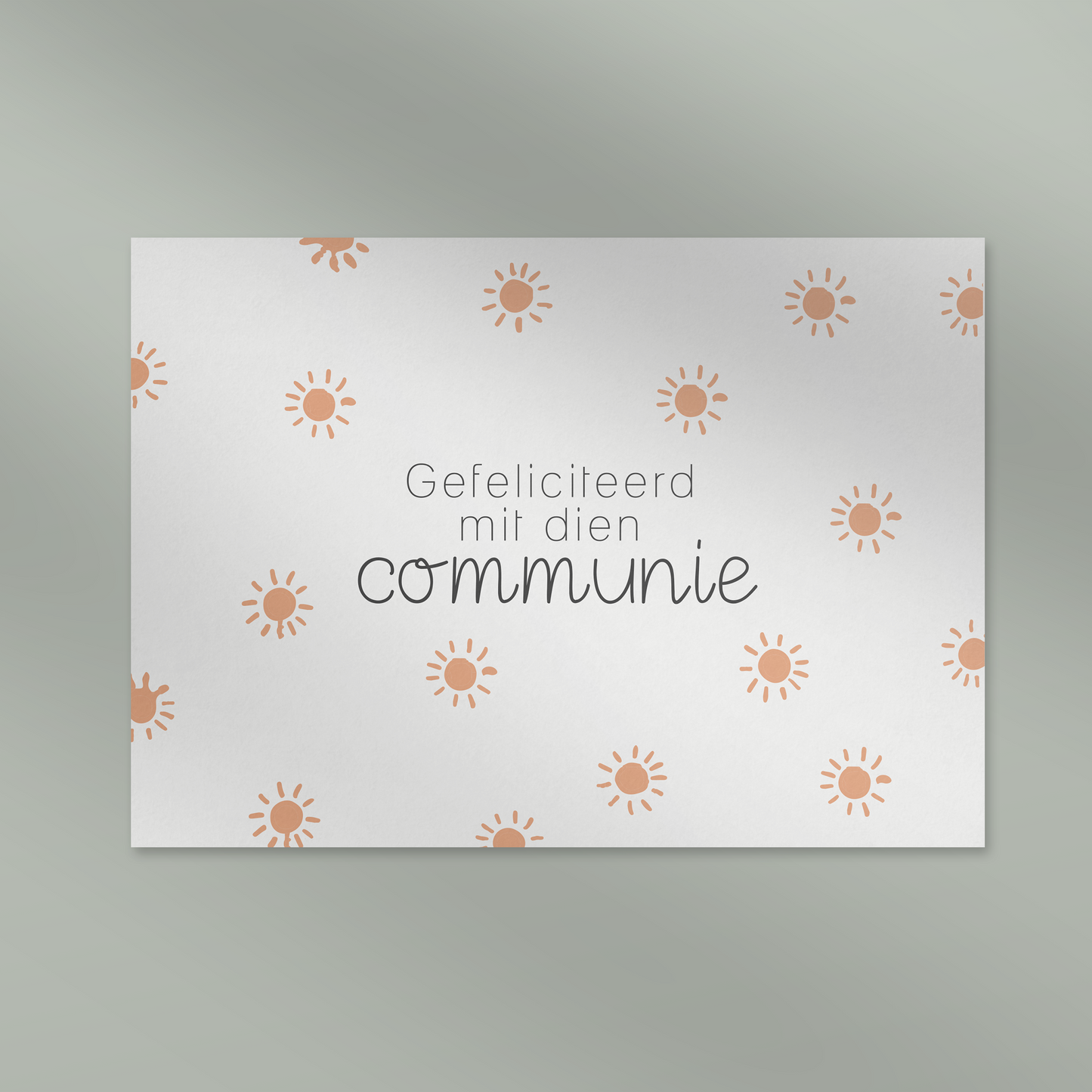 Gefeliciteerd mit dien communie