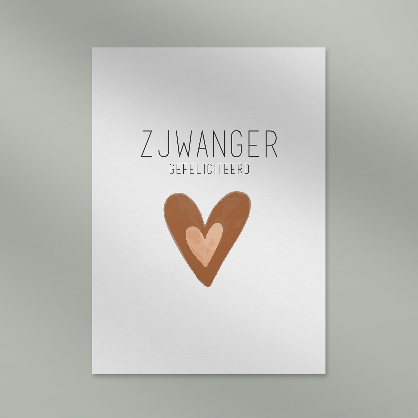 Zjwanger, gefeliciteerd