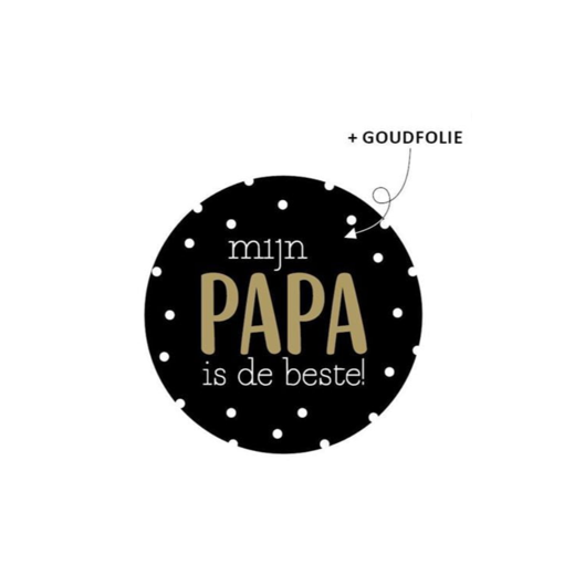 Sticker Mijn papa is de beste