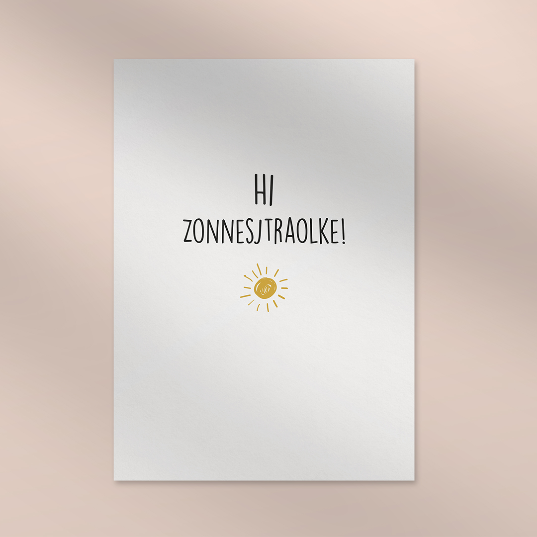 Hi zonnesjtraolke!