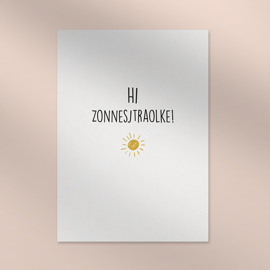 Hi zonnesjtraolke!