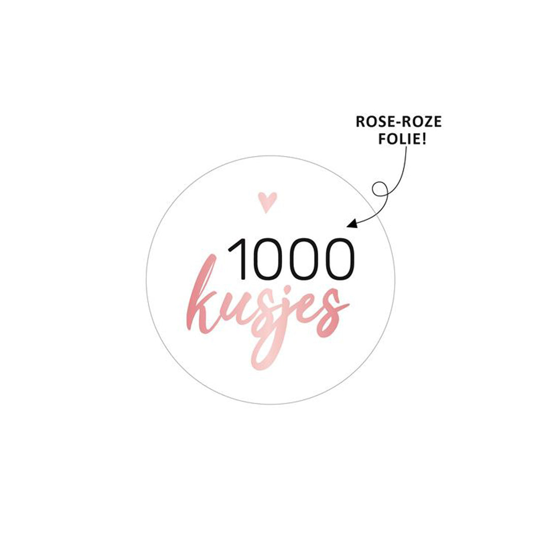 Sticker 1000 Kusjes