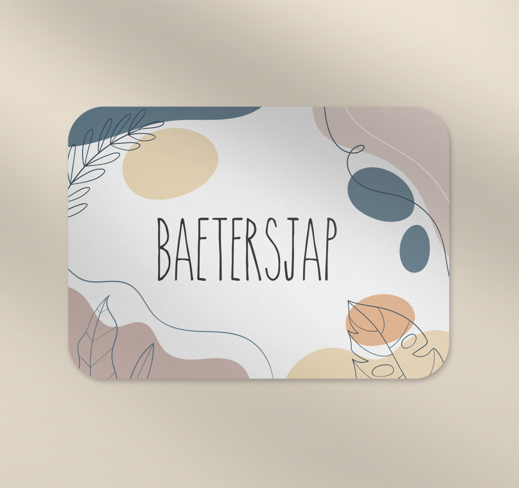 Baetersjap - Abstract kaertje
