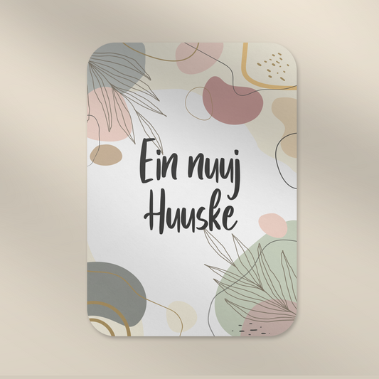 Ein nuuj huuske - Abstract kaertje