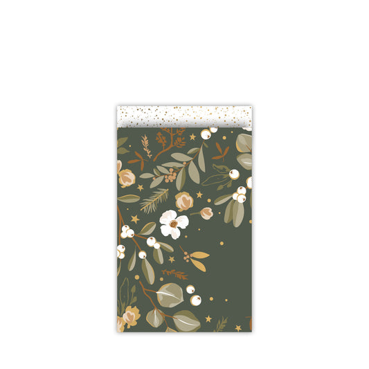 Cadeauzakje L 17 x 25 cm - Let's decorate groen