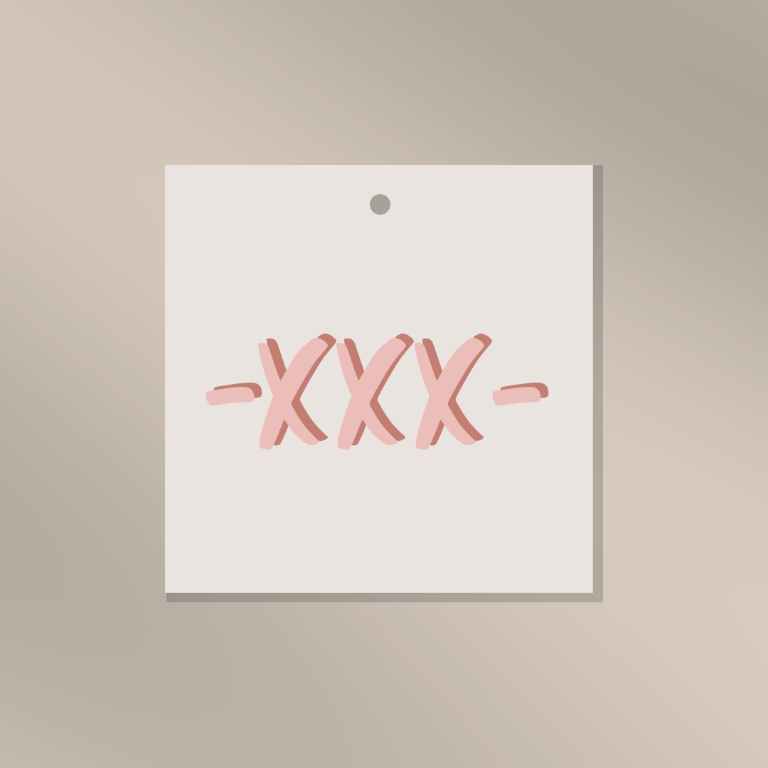 XXX - Cadeaulabel