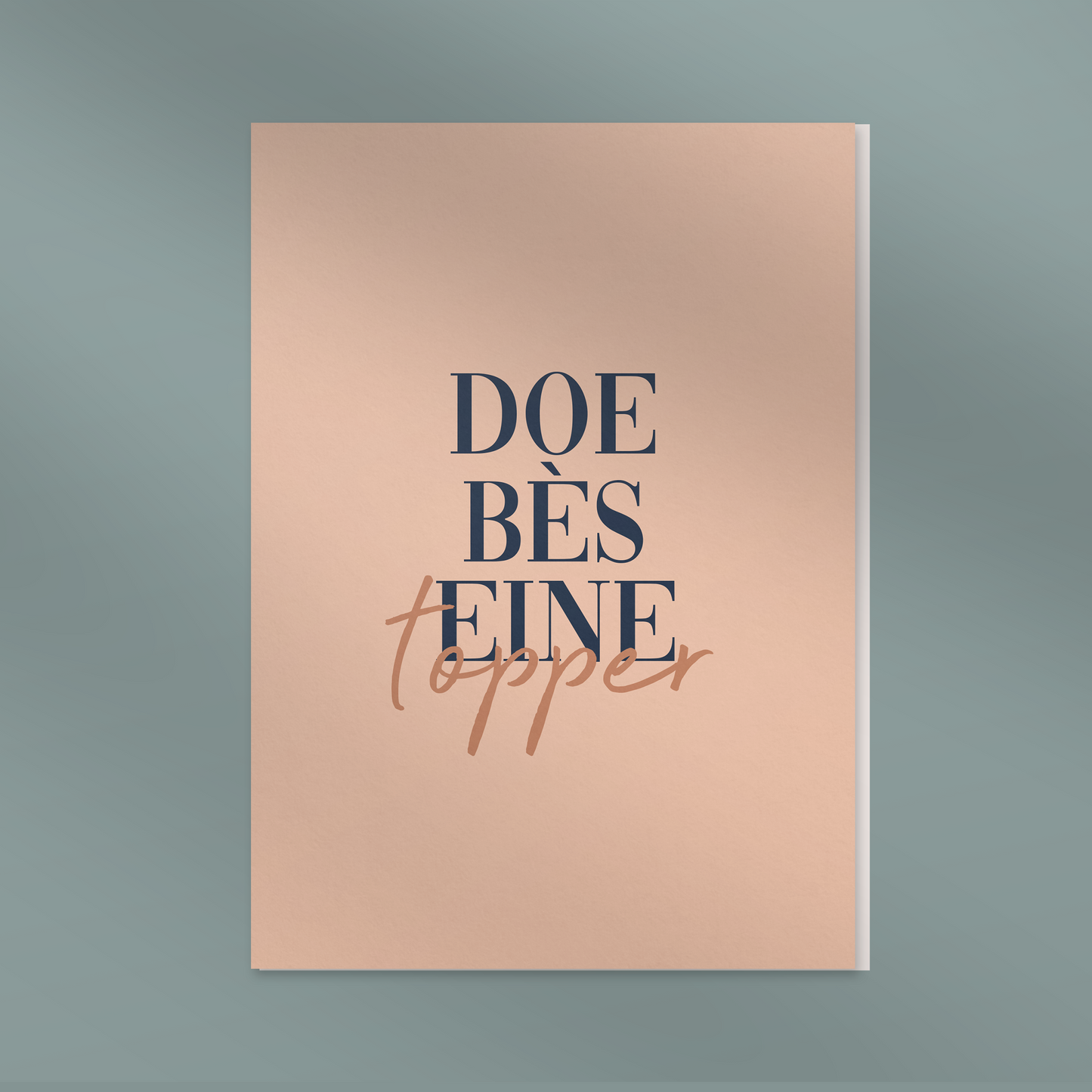 Doe bès ein topper - Dubbel kaertje