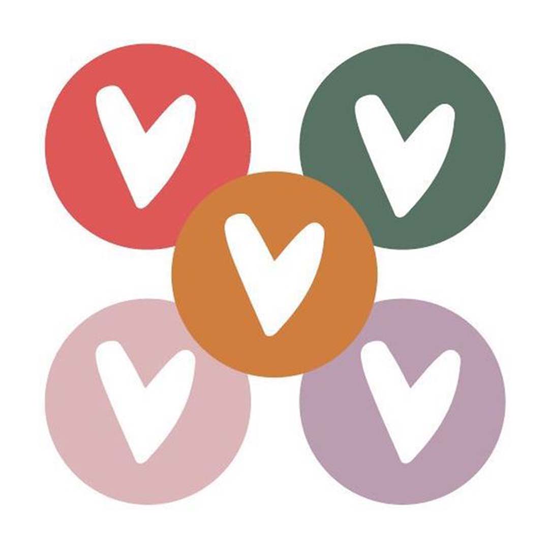 Sticker Hartjes