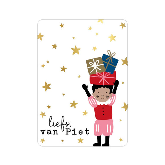 Kaartje Sint - Liefs van piet