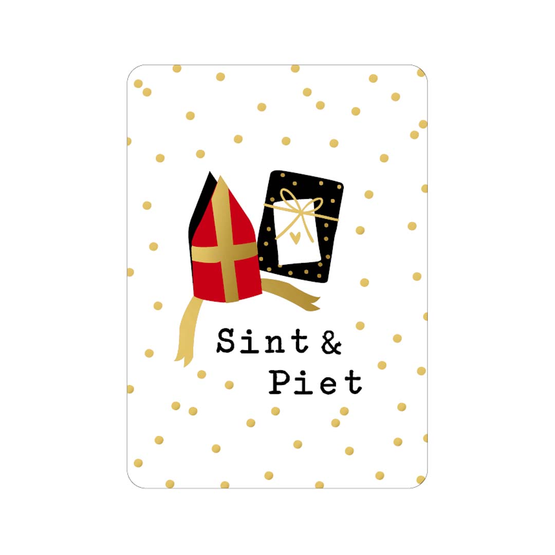 Kaartje Sint - Sint & Piet