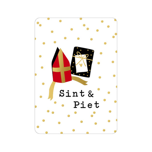 Kaartje Sint - Sint & Piet