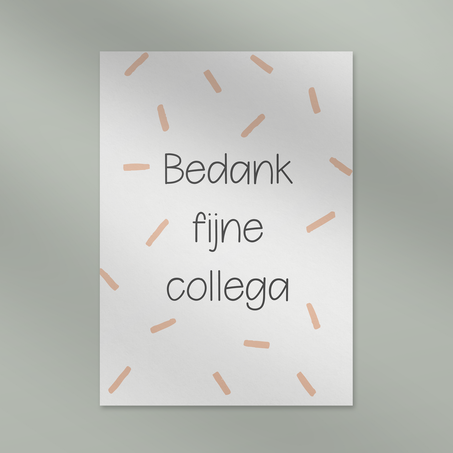 Bedank fijne collega