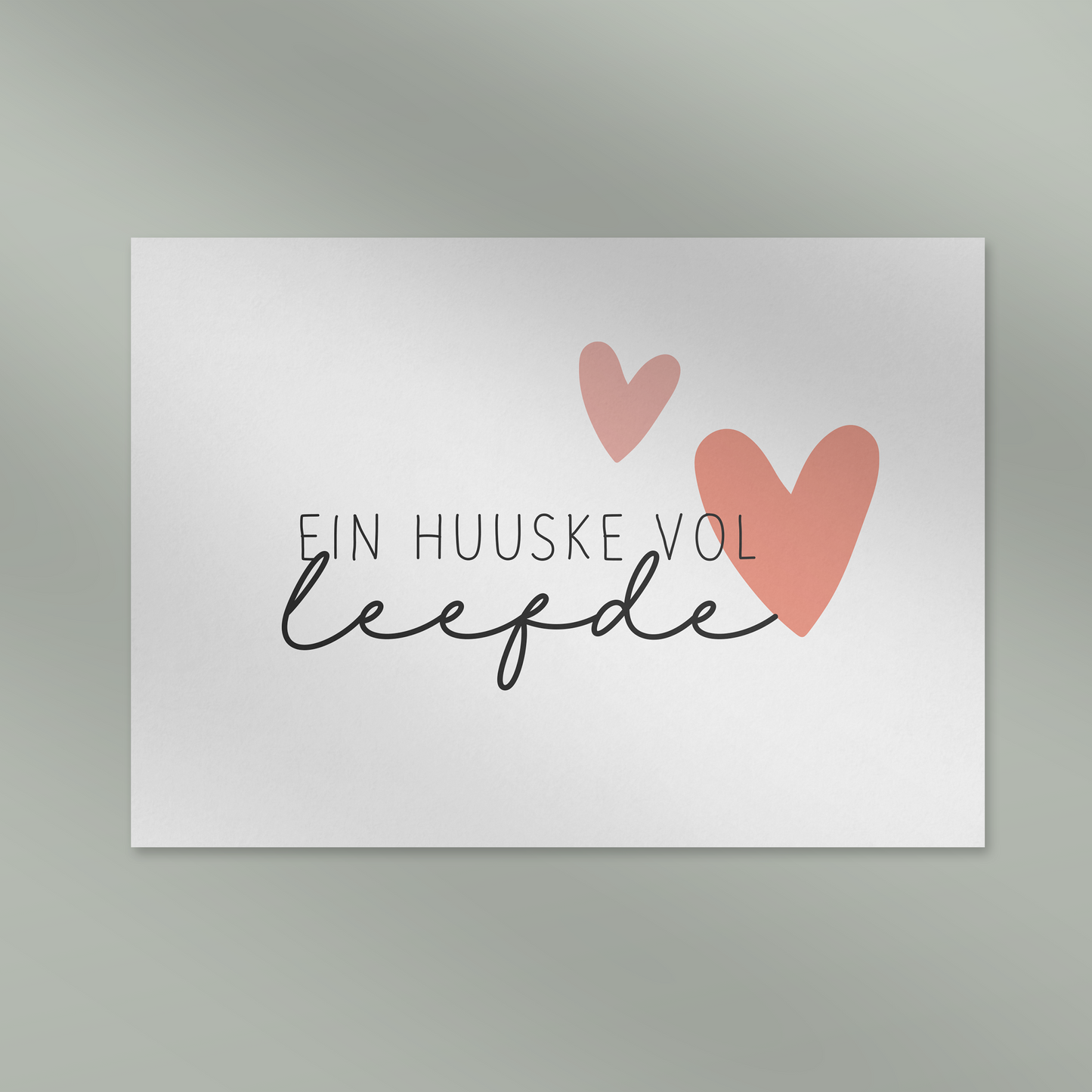 Ein huuske vol leefde