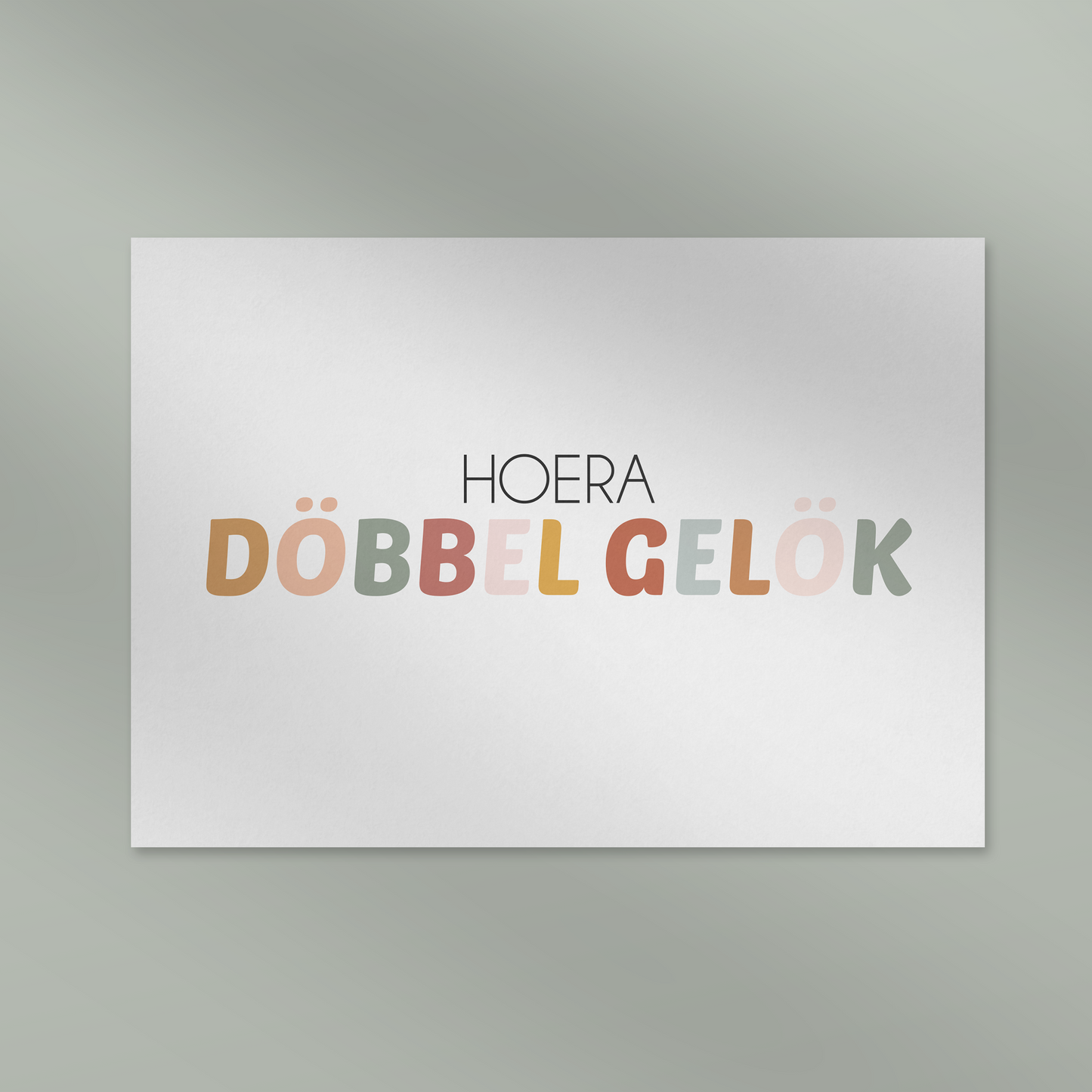 Hoera döbbel gelök