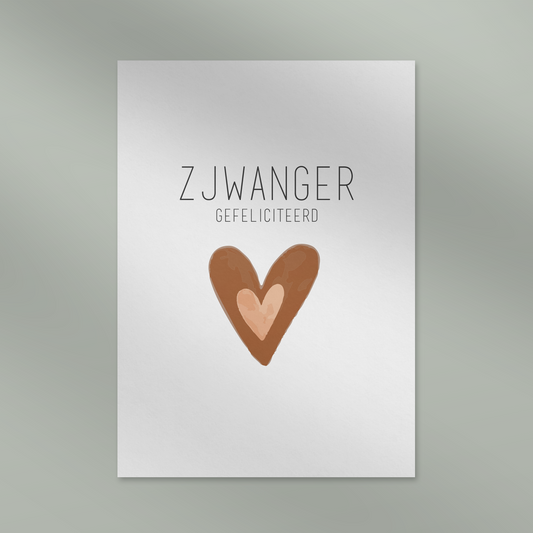 Zjwanger, gefeliciteerd