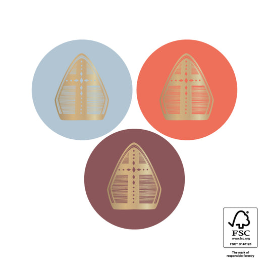 Stickers Sint - Mijter
