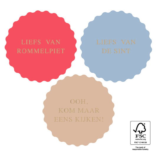 Stickers Sint - Liefs van
