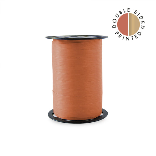 Lint - Uni Cognac & Goud 5 meter