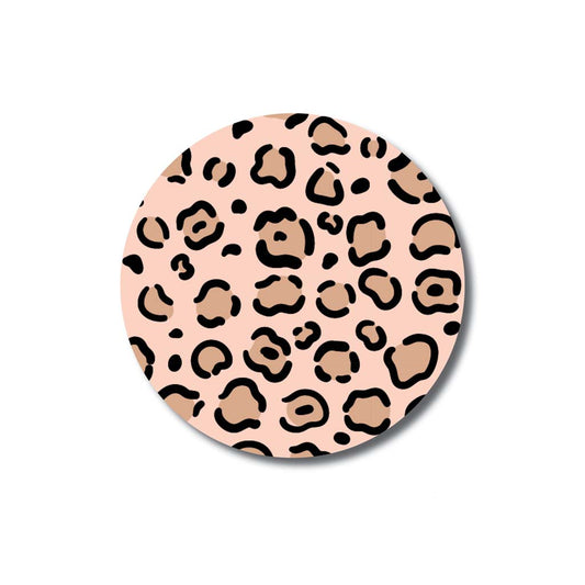 Sticker Panterprint roze