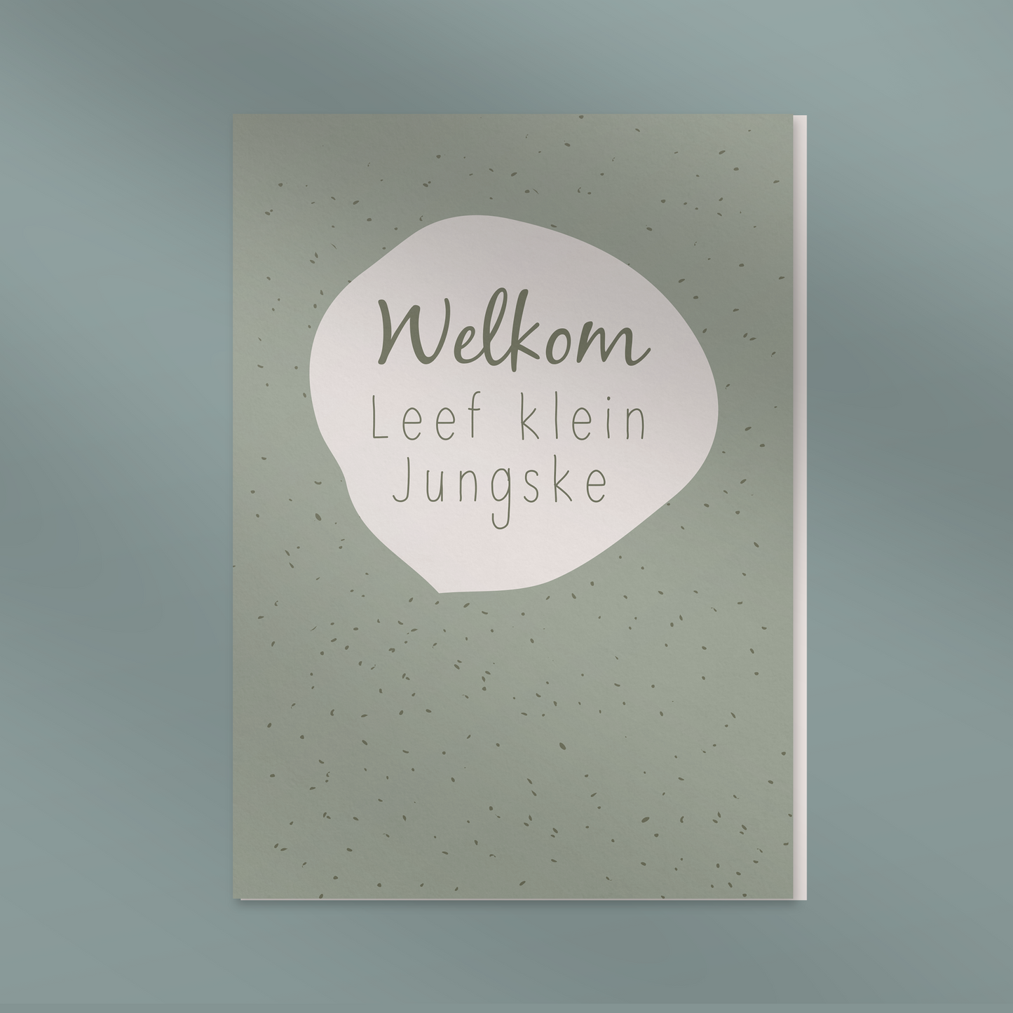 Welkom leef klein jungske - Dubbel kaertje