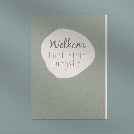 Welkom leef klein jungske - Dubbel kaertje