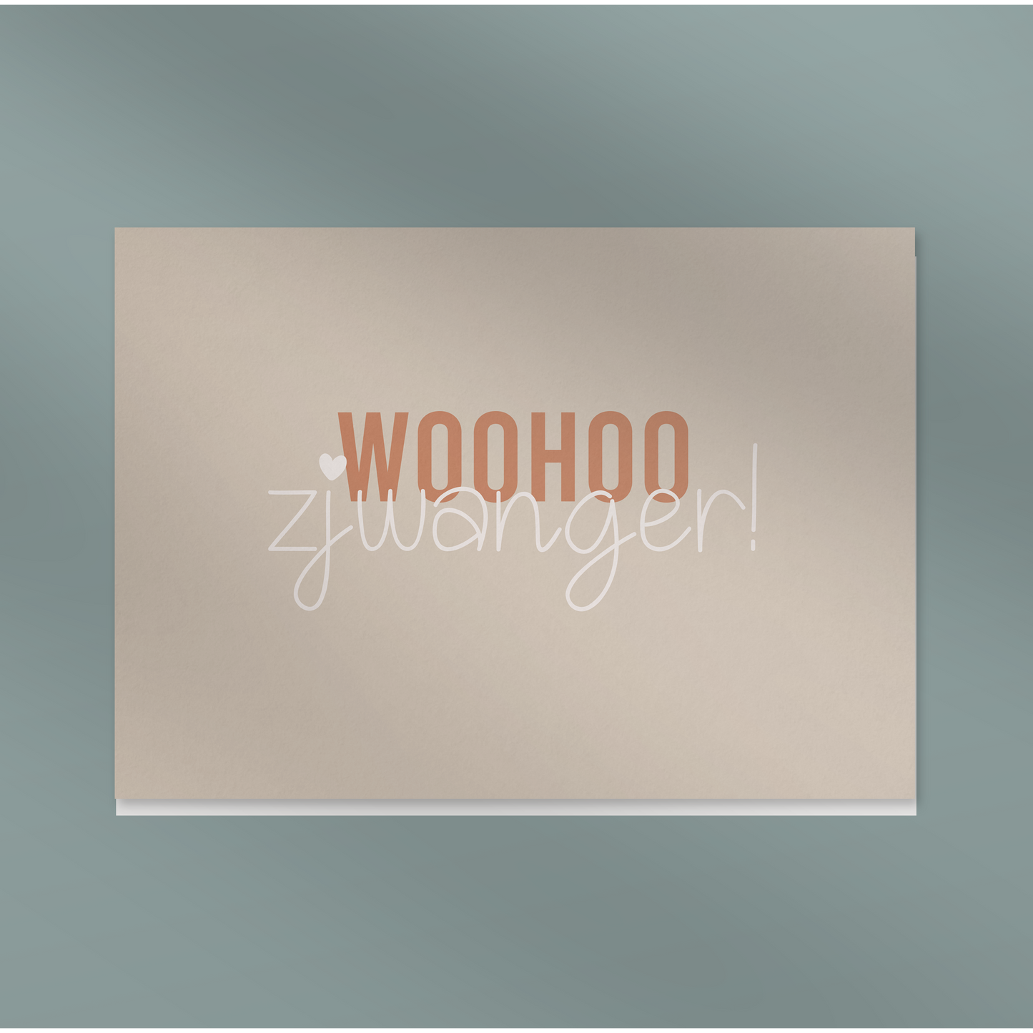 Woohoo zjwanger! - Dubbel kaertje