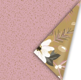 Inpakpapier - Twinkling Stars roze