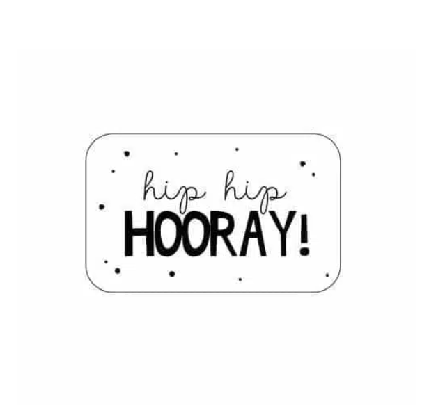 Sticker Hip hip hooray!