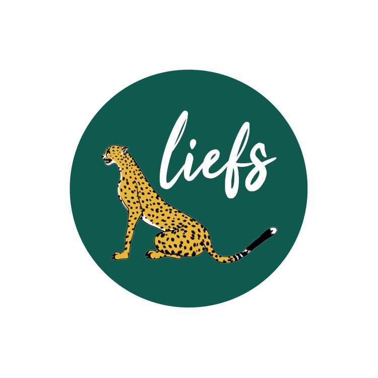 Sticker Liefs panter