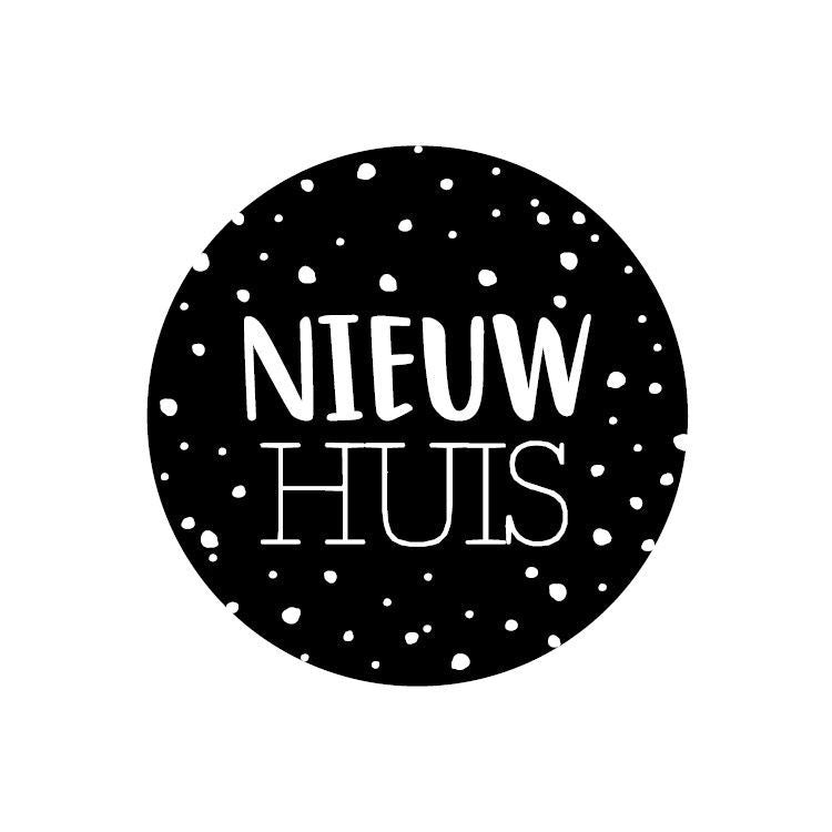 Sticker Nieuw huis